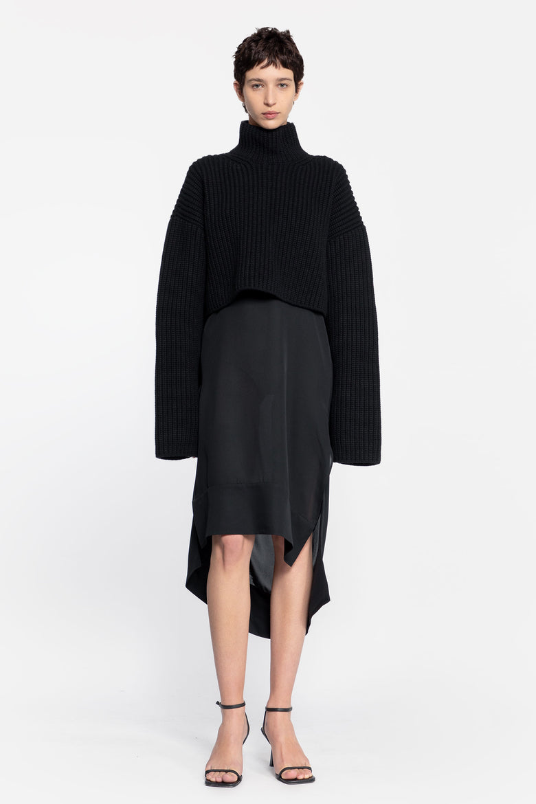 ANN DEMEULEMEESTER  BLACK SKIRTS