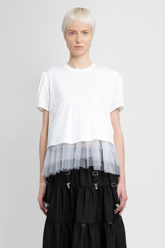 NOIR KEI NINOMIYA  WHITE T-SHIRTS