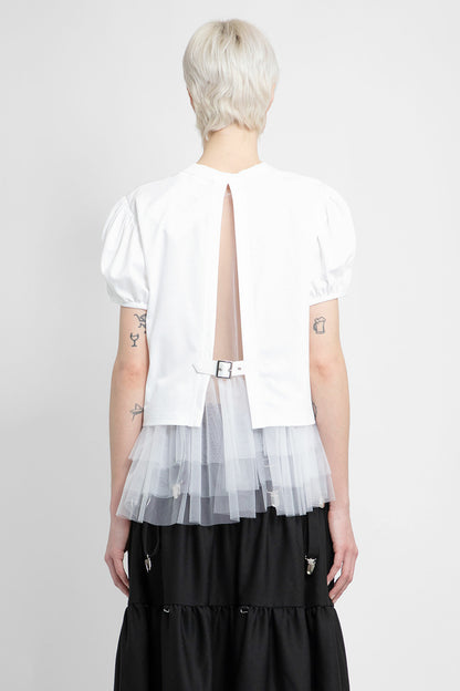 NOIR KEI NINOMIYA  WHITE T-SHIRTS