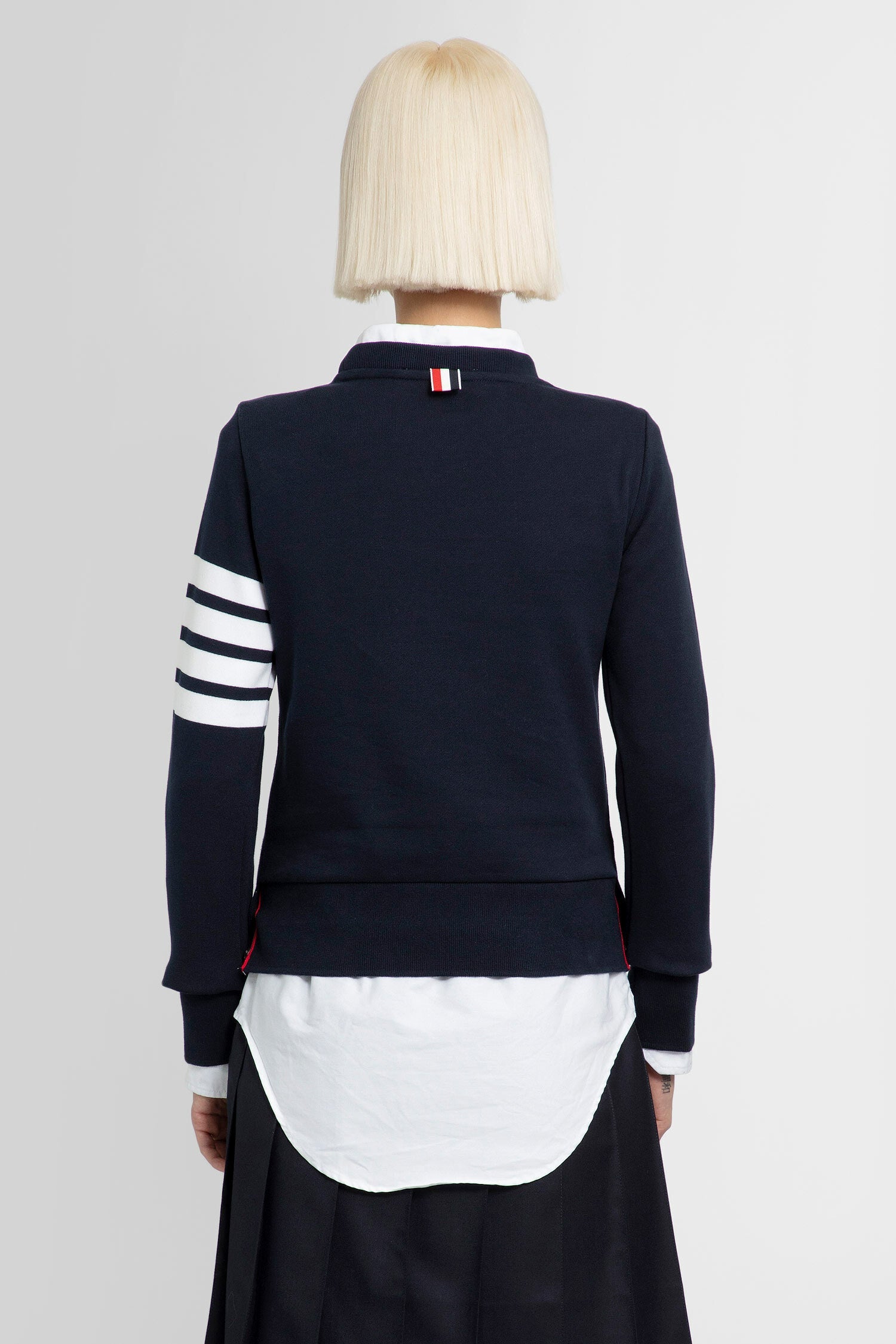 THOM BROWNE WOMAN BLUE SWEATSHIRTS